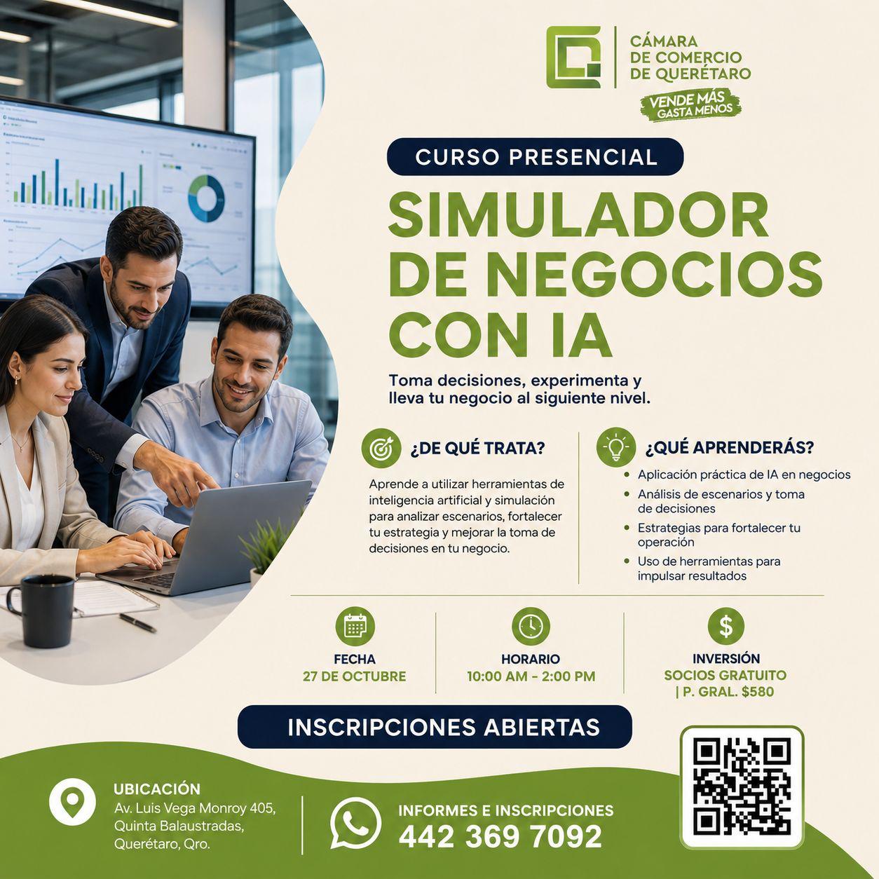 Simulador de Negocios con IA del 27 de octubre de 2026